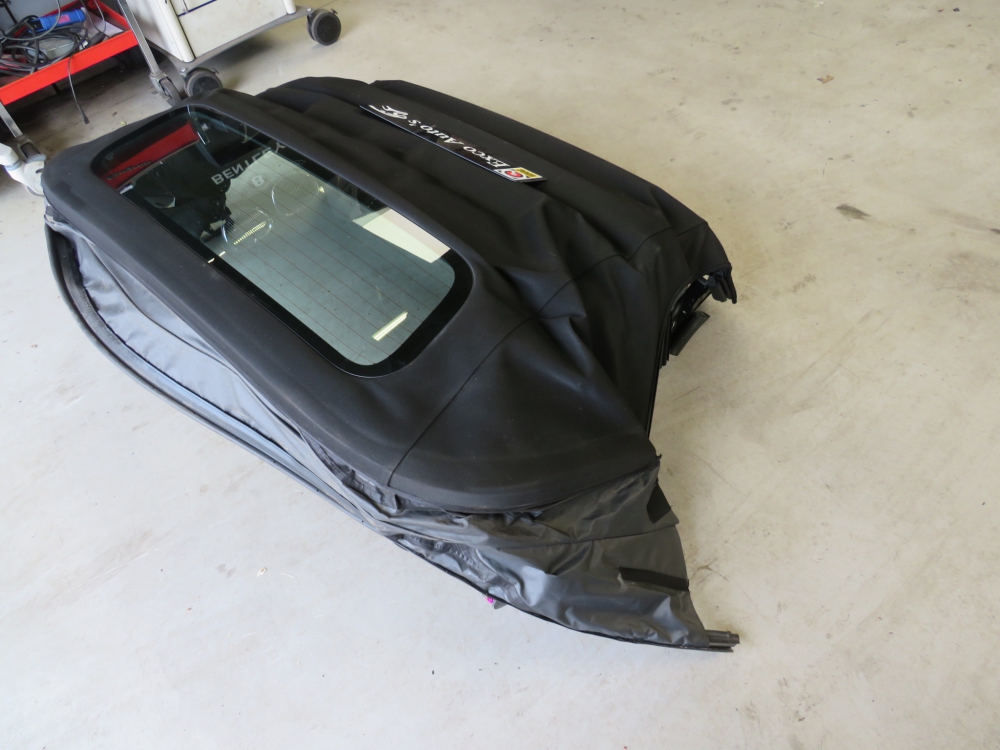 Jaguar F-Type Convertible roof compleet with actuators T2R30837YUF black  used