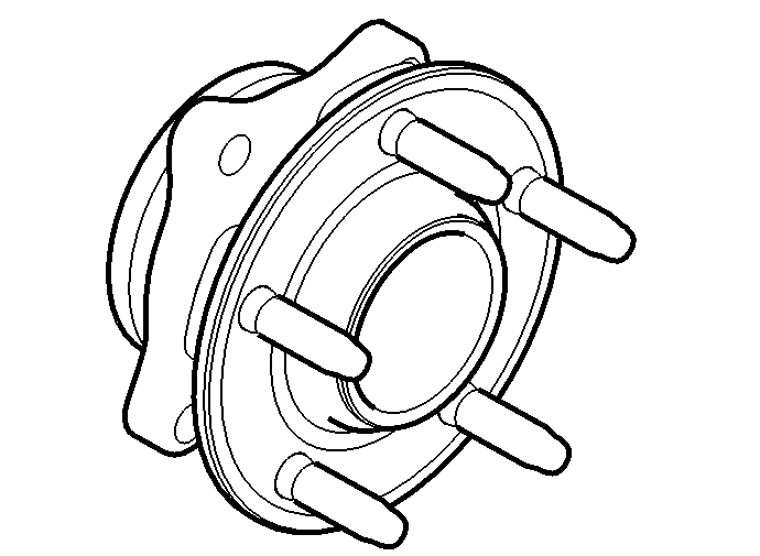 Hub & Bearing front NEW C2P24802