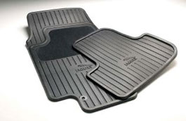 X-Type Rear Floor Mats Rubber NEW C2S35351