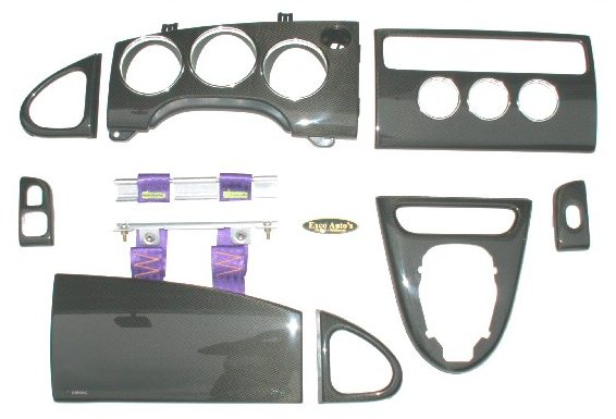 Jaguar XKR/8 Dashboard Carbon Chroom Compleet Nieuw