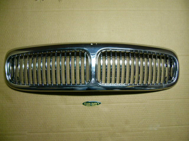 Jaguar XJ8 Grill Chrome With Inlay Bar Chrome New