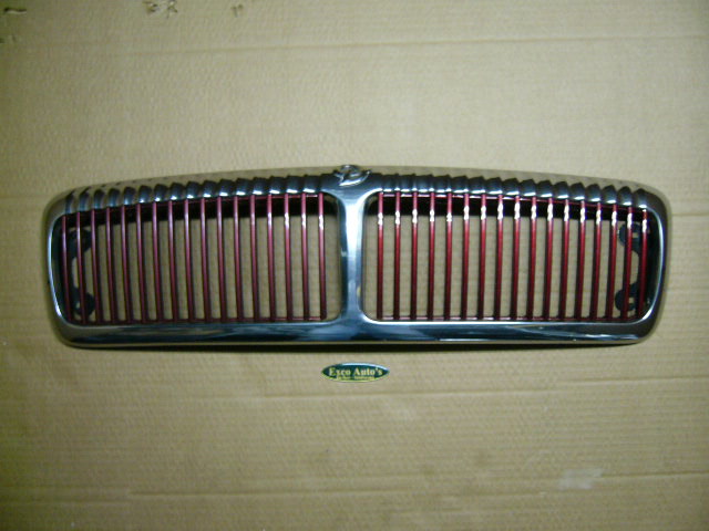 Daimler Grill Chrome With Inlay Bar Red New