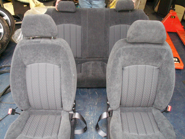 Jaguar X-type from 2001 Frontseats + Rearseats Fabric Grey New