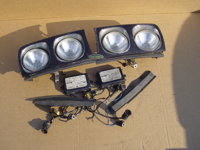 Jaguar XJ 40 Koplamp Rond Compleet Met Stuureenheid Links Gebruikt