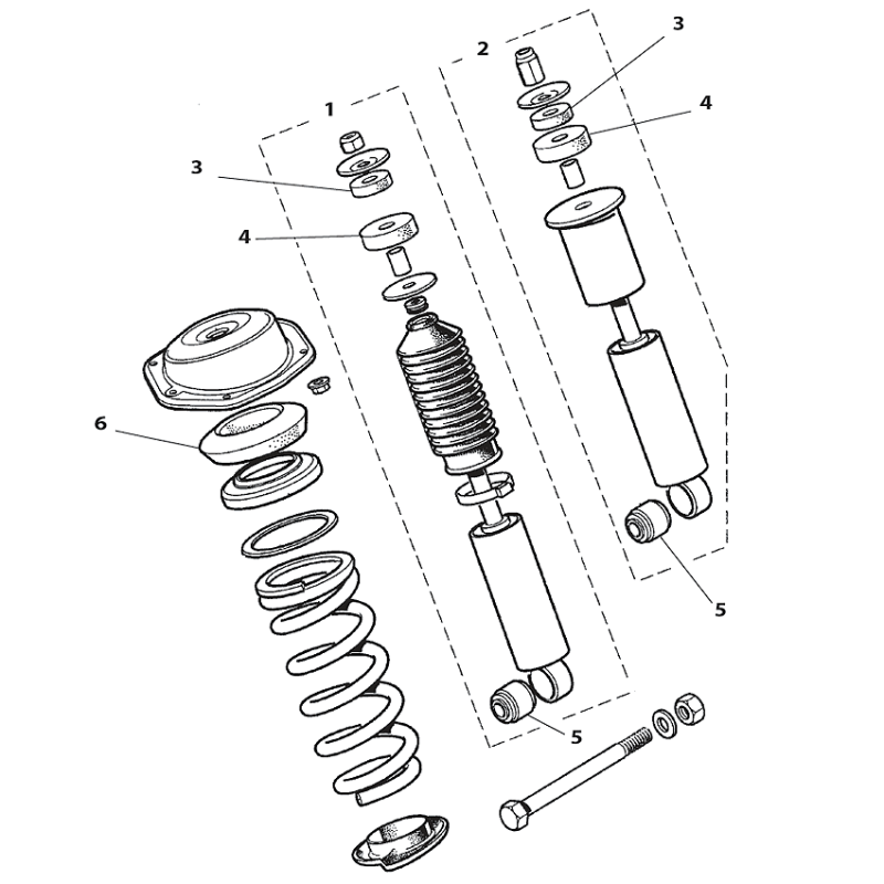 Spring Isolator upper NEW MMD3565AA