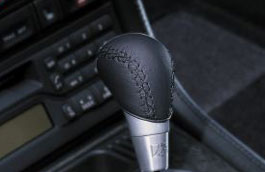 Leather Gear Knob Warm Charcoal NEW MXD4950AALEG