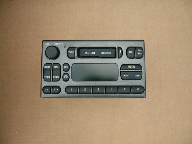 Jaguar S-type 1999-2002 Radio Dark Grey New With Code