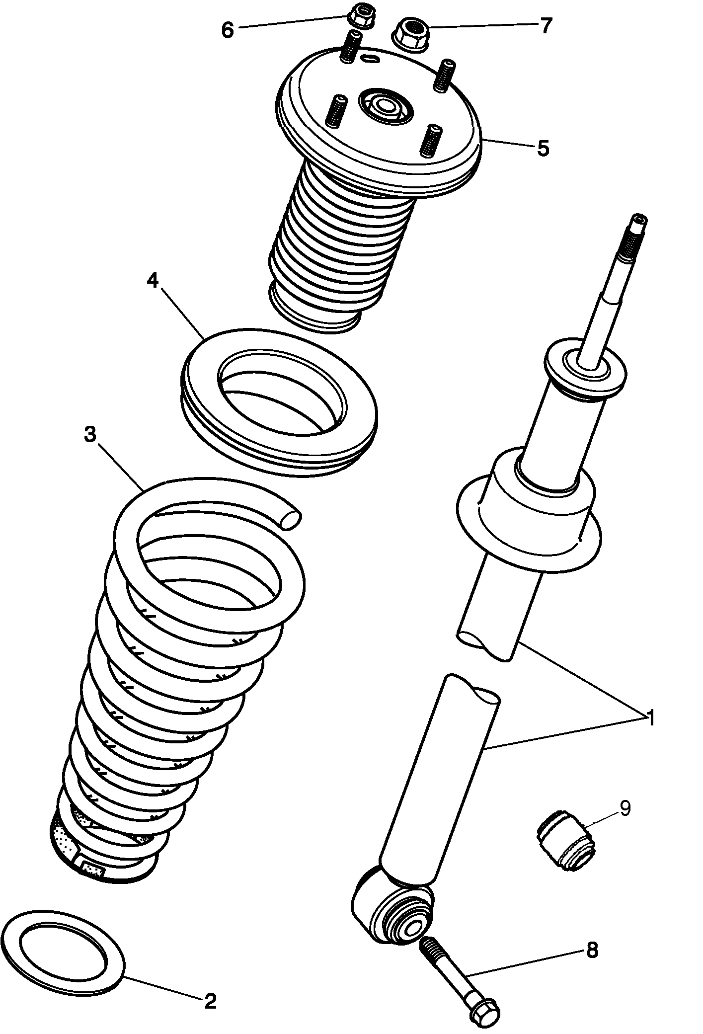 S-Type Shockabsorbers sportsuspension rear NEW XR845902