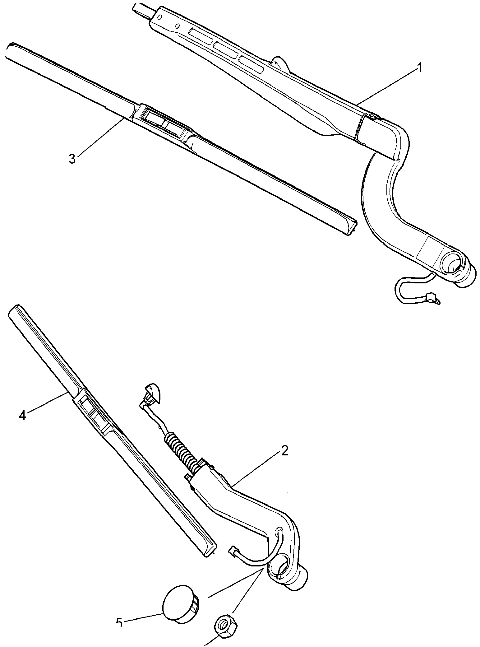 XJ from 2010 Wiperblade from VIN V39427 NEW