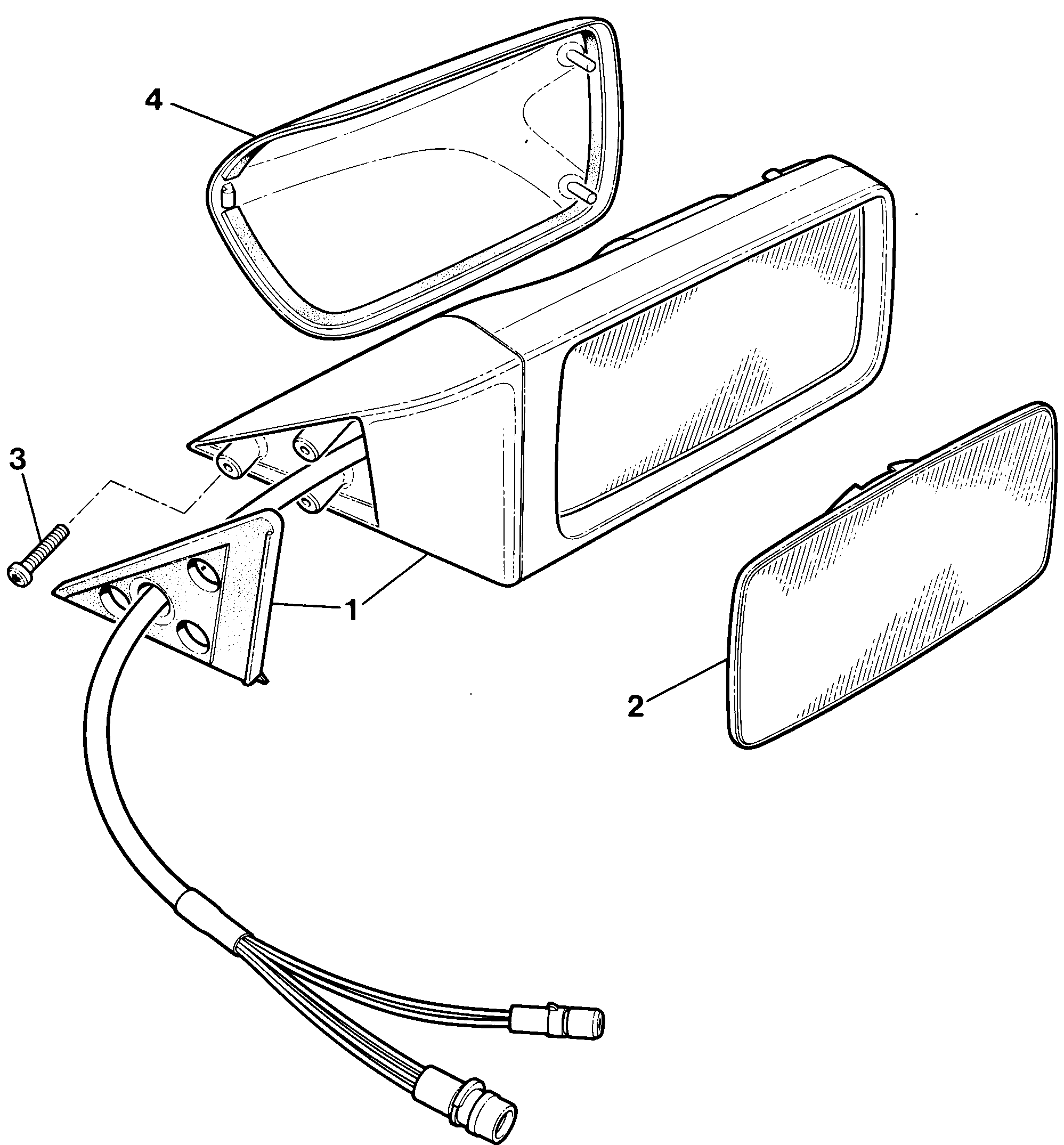 XJ 40 until 1994 Mirror upholstery NEW JLM10763