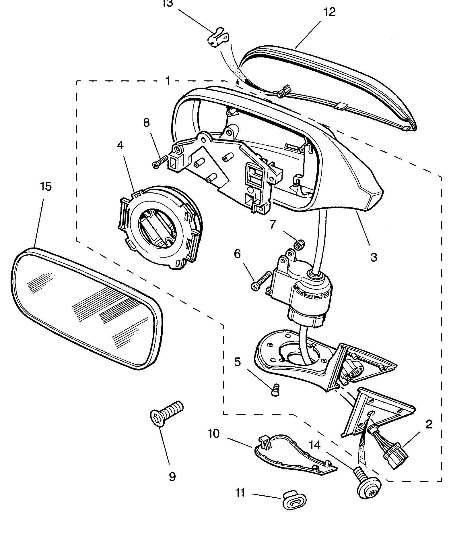 XJ8 from 1997, XJ6/XJ12 from 1994 and XKR8 Sidemirrorglas USED HNA3072AA