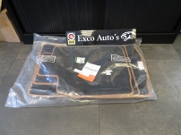 Jaguar XJ LWB Carpetset C2D32613RJS EW93130A22DA0RJS Ebony London Tan rand Ebony stitch New