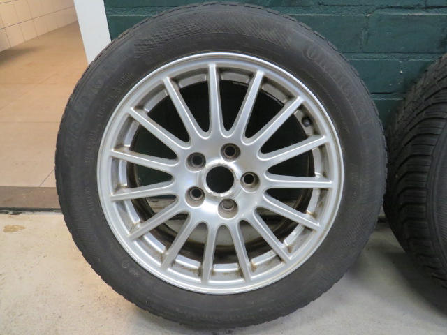 Jaguar X-Type 16 inch Antaris velgen met winterbanden C2S46849
