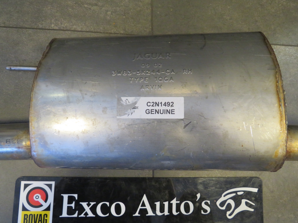 Jaguar XK vanaf 2002 4.2 s/c exhaust muffler right C2N1492 3W835K244CA New