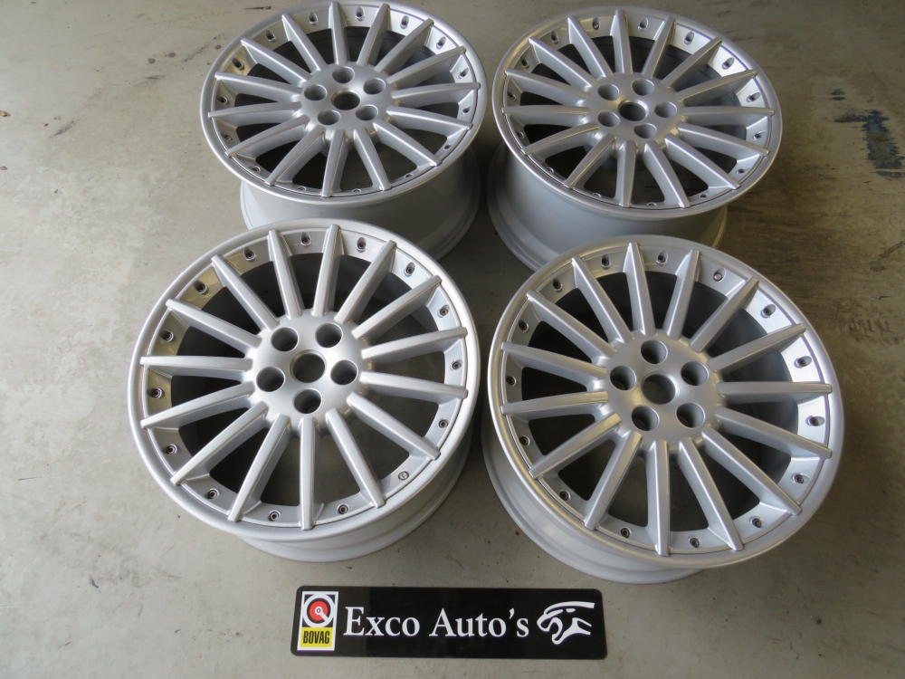 Jaguar XK8 XKR 1996 tot 2006 20 inch Sepang wheels C2N3121 C2N3122 9 en 10J Rebuild