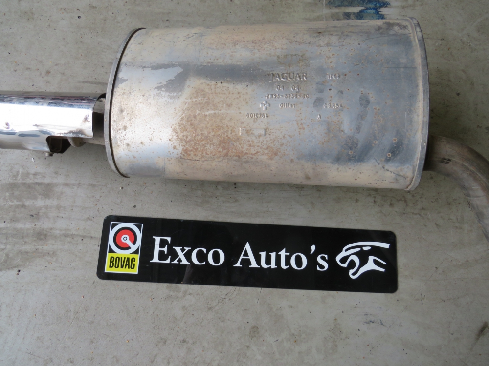 Jaguar XJ 2003 tot 2007 Exhaust silencer Right 2W935230DC C2C14345 C2C26825 Used