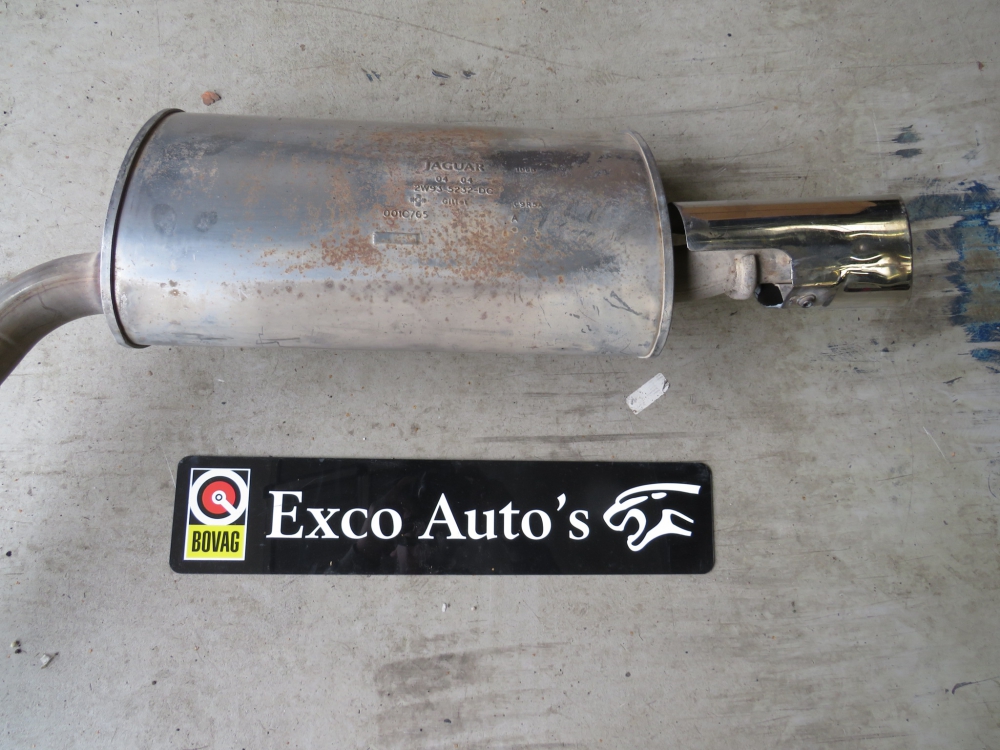 Jaguar XJ 2003 tot 2007 Exhaust silencer Left 2W935232DC C2C14346 C2C26826 Used