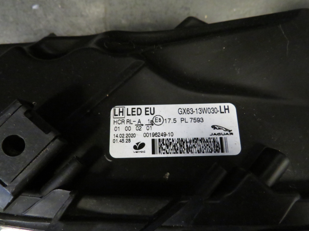 Jaguar Linker LED koplamp T2H24596 GX6313W030LF gebruikt