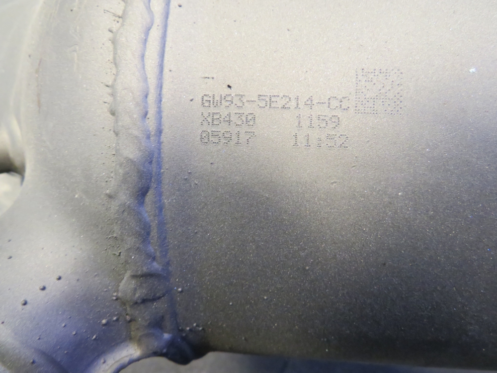 Jaguar XJ 3.0 V6D Euro 6 DPF filter geregenereerd GW935E214CC C2D49545 vanaf Vin V89741 tot W17458