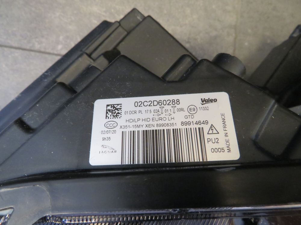 Jaguar XJ linker Xenonkoplamp C2D60288 FW9313W030HD Nieuw