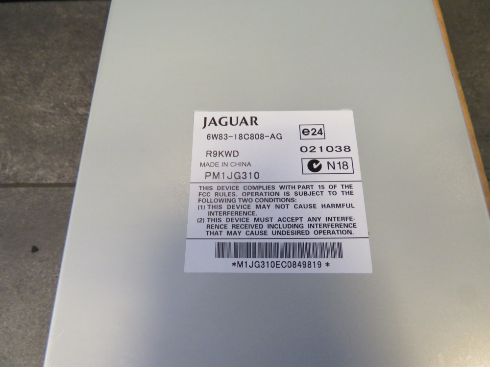 Jaguar XK Sound Amplifier C2P23797 6W8318C808AG New