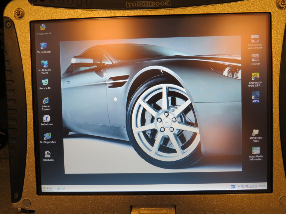 Aston Martin AMDS (II) Diagnose systeem origineel gebruikt 100% in orde